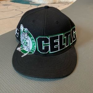 Celtics 47’ BRAND. Never worn flat brim snap back